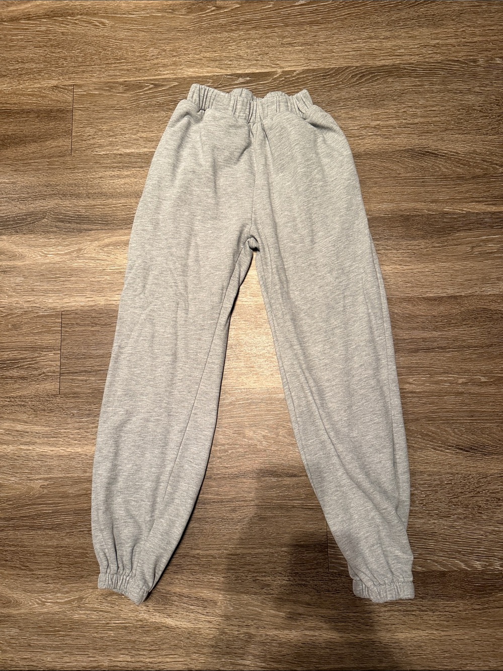 Classic Women's Gray Elastic Waist Jogger Pants
